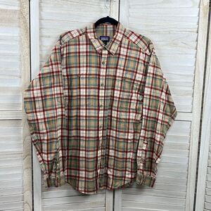 Patagonia Plaid Button Down Casual Shirt Medium